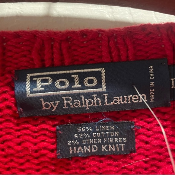 New Ralph Lauren Polo bear sweater. Vintage with tags. Preppy. Holidays. 2001 - Picture 4 of 6